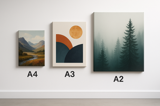 A4, A3, A2 Canvas Prints