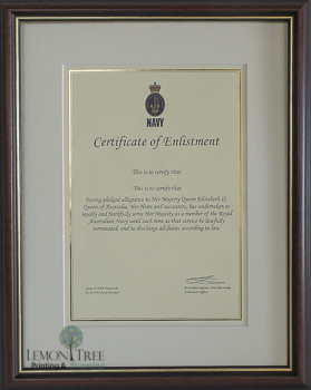 Certificate Framing